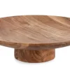 Vassoi E Centro Tavola>Bizzotto ALZATA DECORATIVA AIMI LEGNO NATURALE H7