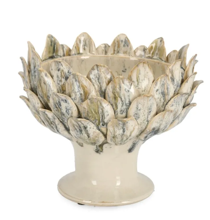 Oggettistica>Bizzotto ALZATA DECORATIVA ESMA MEL VERDE BLU D27