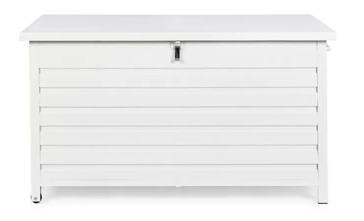 Carrelli E Bauli>Bizzotto BAULE PORTA CUSCINI SMALL CON RUOTE BIANCO YK11 - ATLANTIC