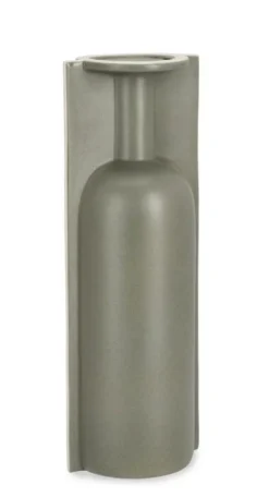 Vasi>Bizzotto BOTTIGLIA DECORATIVA IZUMO GRIGIO H35,5