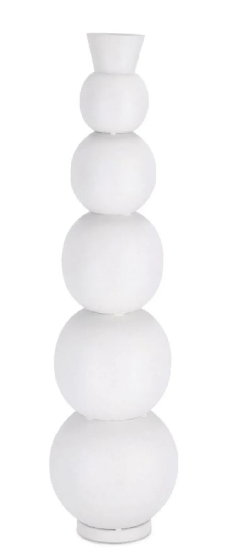 Coprivasi>Bizzotto BOTTIGLIA DECORATIVA RIDHI BIANCO H76