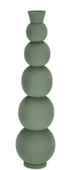 Coprivasi>Bizzotto BOTTIGLIA DECORATIVA RIDHI VERDE H76