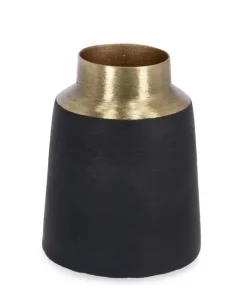 Coprivasi>Bizzotto BOTTIGLIA DECORATIVA SAAD ORO NERO H10
