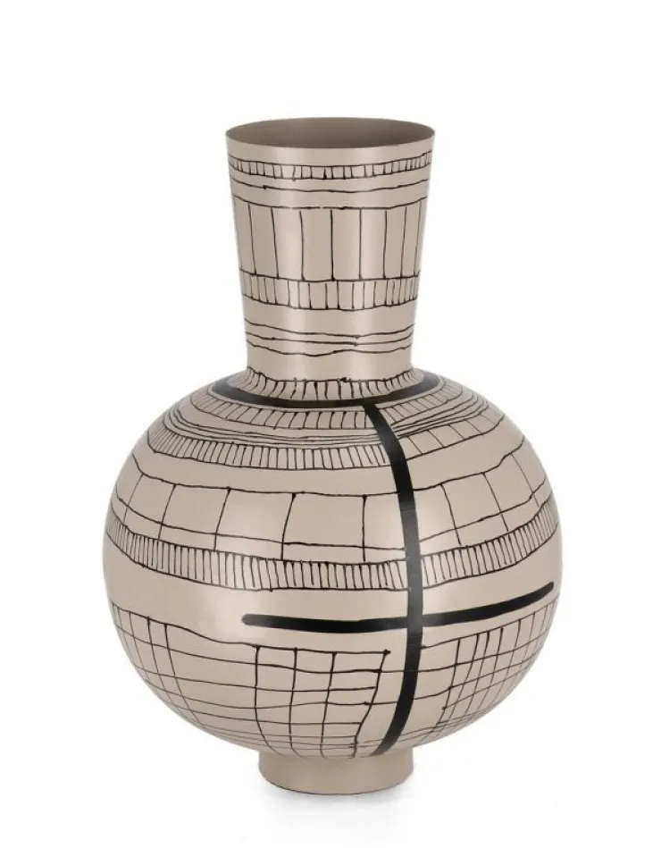 Vasi E Coprivasi>Bizzotto BOTTIGLIA SIVA BEIGE H43