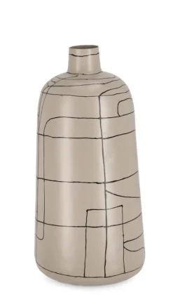 Vasi E Coprivasi>Bizzotto BOTTIGLIA SIVA BEIGE H44,5