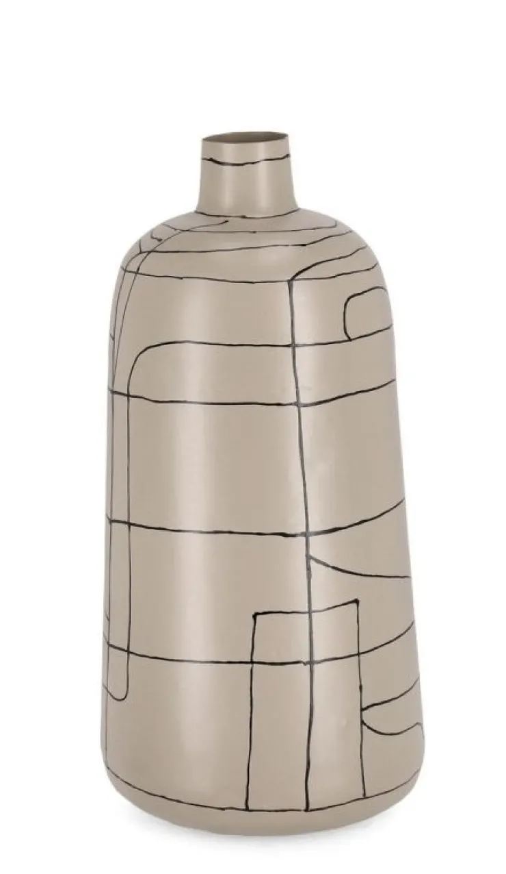 Vasi E Coprivasi>Bizzotto BOTTIGLIA SIVA BEIGE H44,5