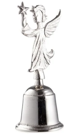 Oggettistica>Bizzotto CAMPANA GLOWER ANGELO ARGENTO