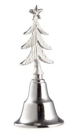 Oggettistica>Bizzotto CAMPANA GLOWER PINO ARGENTO