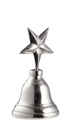 Oggettistica>Bizzotto CAMPANA GLOWER STELLA ARGENTO