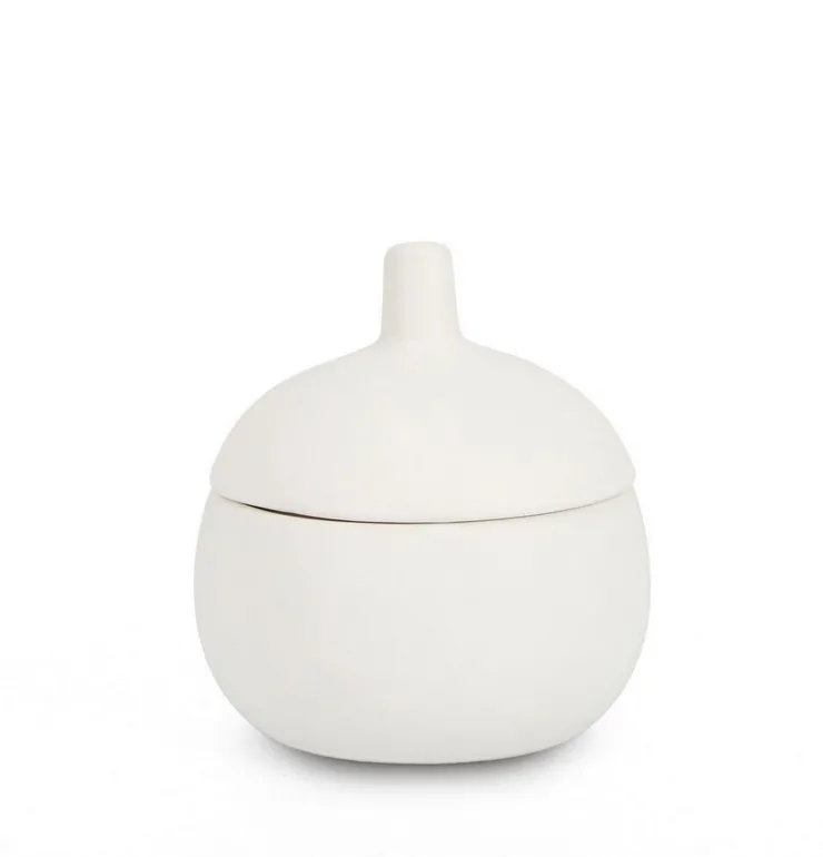 Candele>Bizzotto CANDELA C-COPERCHIO CANISTER BIANCO Ø10
