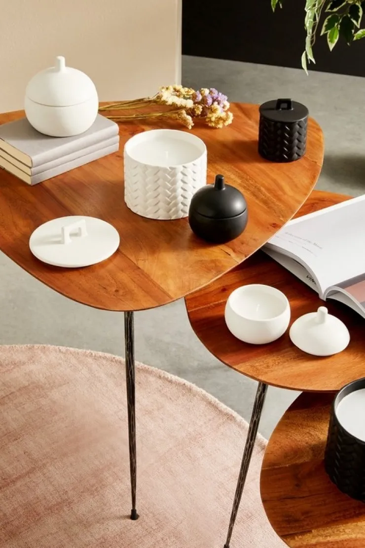 Candele>Bizzotto CANDELA C-COPERCHIO CANISTER BIANCO Ø10