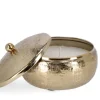 Candele>Bizzotto CANDELA C-COPERCHIO LATHE BOMB ORO D16,5