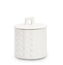 Candele>Bizzotto CANDELA C-COPERCHIO TWINE BIANCO Ø9,5
