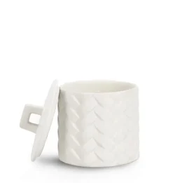 Candele>Bizzotto CANDELA C-COPERCHIO TWINE BIANCO Ø9,5