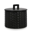 Candele>Bizzotto CANDELA C-COPERCHIO TWINE NERO Ø14,5