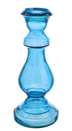 Portacandele>Bizzotto CANDELABRO VT JODY BLU ZAFFIRO H40