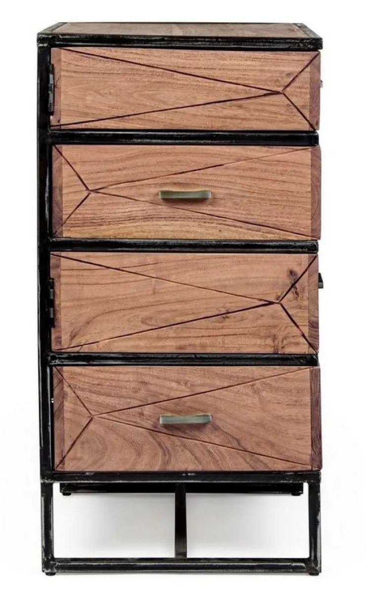 Comò E Cassettiere>Bizzotto CASSETTIERA IN LEGNO - EGON