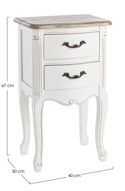 Comò E Cassettiere>Bizzotto CASSETTIERA IN LEGNO - JUSTINE