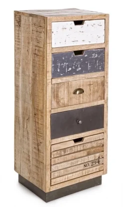 Comò E Cassettiere>Bizzotto CASSETTIERA IN LEGNO - TUDOR