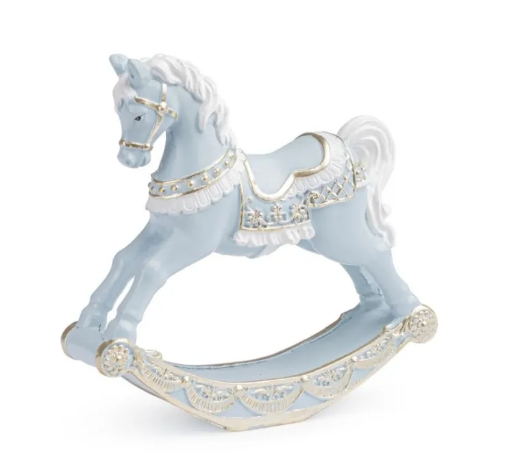 Oggettistica>Bizzotto CAVALLINO A DONDOLO DARLING AZZ H11,5