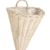 Ceste Decorative>Bizzotto CESTA 1M RANDY CONO SBIANCATO H38