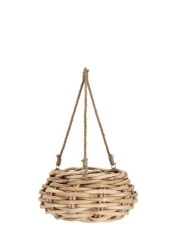 Ceste Decorative>Bizzotto CESTA SOSP. YULIA NATURALE D40X20H