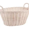 Ceste Decorative>Bizzotto CESTO 2M NARRA OVALE SBIANCATO