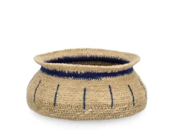 Ceste Decorative>Bizzotto CIOTOLA DECORATIVA NINH NATURALE BLU D17