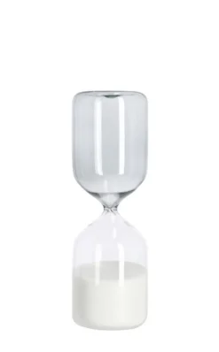 Oggettistica>Bizzotto CLESSIDRA KRONOS FUME'/TRAS-BIANCO H20,3