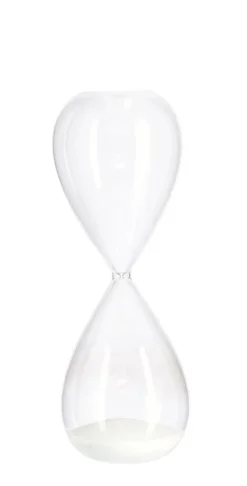 Oggettistica>Bizzotto CLESSIDRA KRONOS TRASPARENTE-BIANCO H29