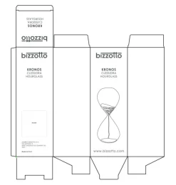 Oggettistica>Bizzotto CLESSIDRA KRONOS TRASPARENT-BIANCO H38,3