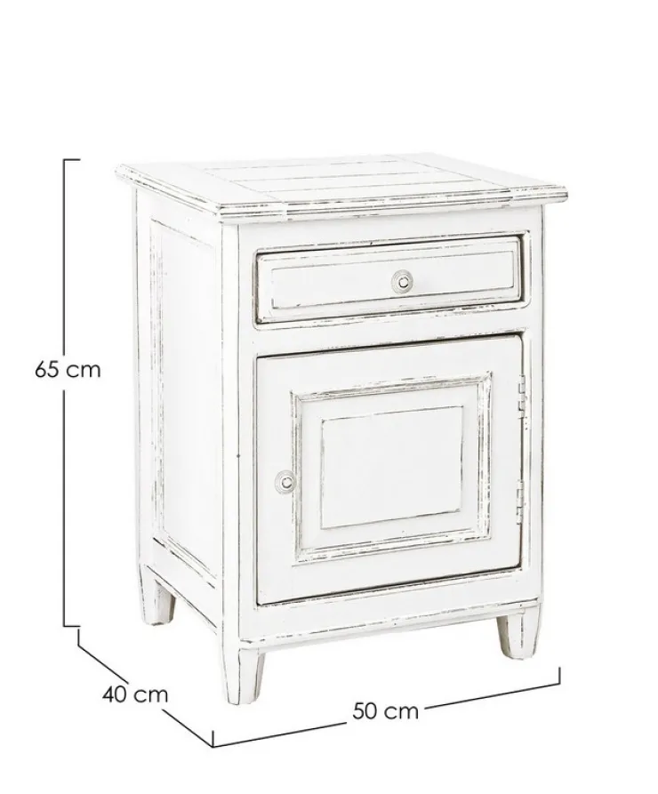 Comodini>Bizzotto COMODINO IN LEGNO - COLETTE