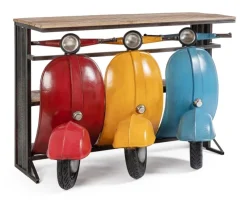 Carrelli Ed Espositori>Bizzotto CONSOLLE BAR TRIS VESPA COLOR