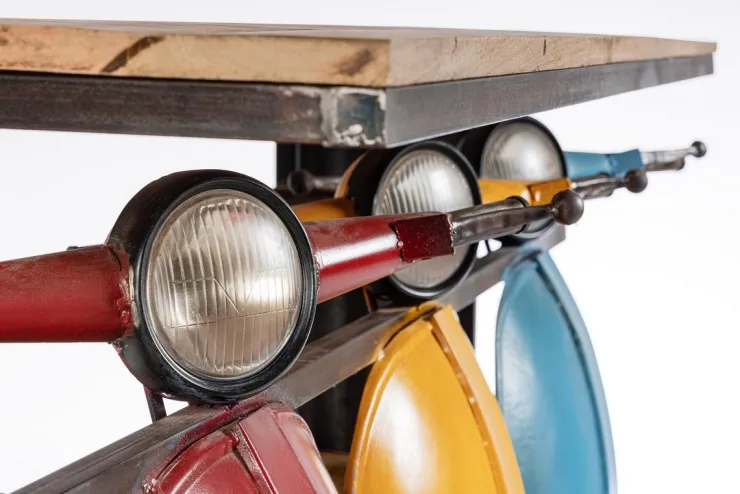 Carrelli Ed Espositori>Bizzotto CONSOLLE BAR TRIS VESPA COLOR