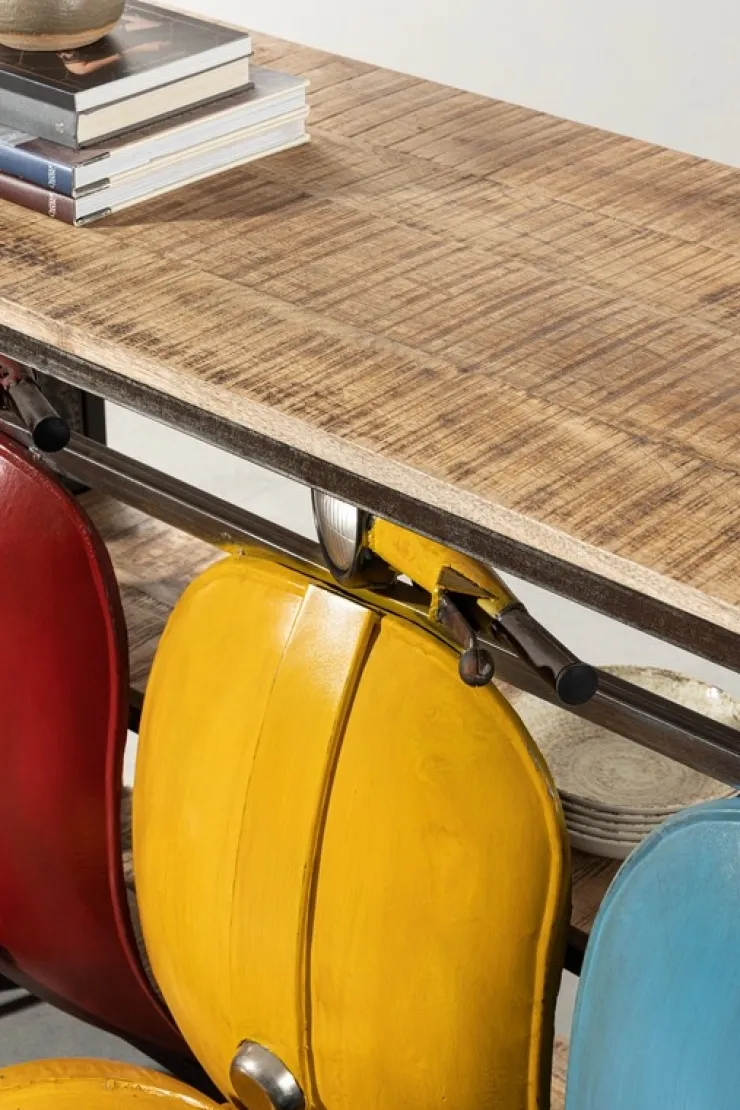 Carrelli Ed Espositori>Bizzotto CONSOLLE BAR TRIS VESPA COLOR