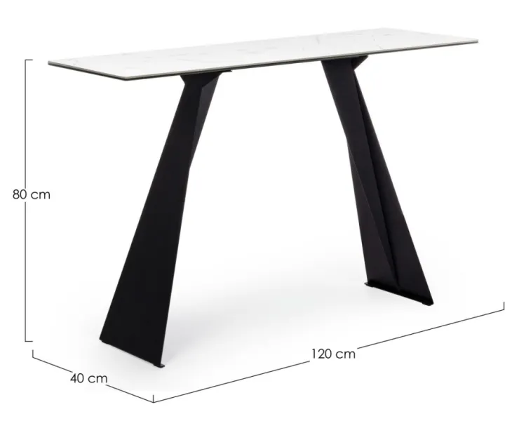 Consolle>Bizzotto CONSOLLE CON PIANO IN CERAMICA - BLAZAR