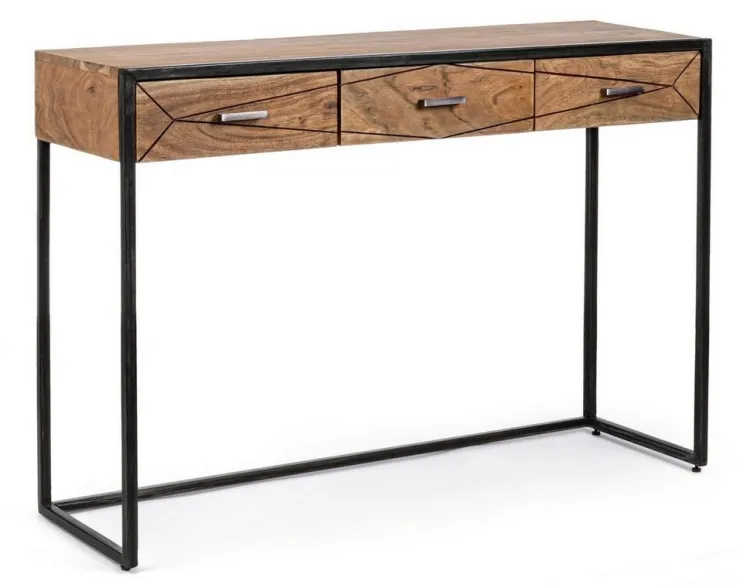 Consolle>Bizzotto CONSOLLE IN LEGNO 3 CASSETTI - EGON