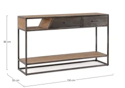 Consolle>Bizzotto CONSOLLE IN LEGNO - JANAK