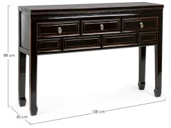 Consolle>Bizzotto CONSOLLE IN LEGNO NERO - JINAN