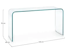 Consolle>Bizzotto CONSOLLE IN VETRO 125X40 - IRIDE