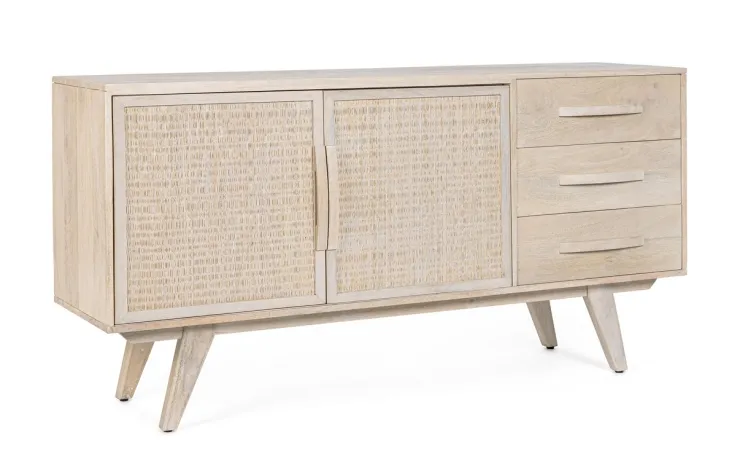 Credenze>Bizzotto CREDENZA 2 ANTE IN LEGNO - SAHANA