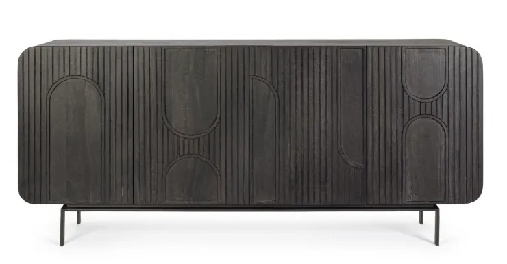 Credenze>Bizzotto CREDENZA 4 ANTE IN LEGNO - ORISSA
