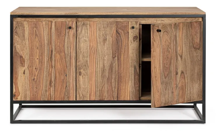 Credenze>Bizzotto CREDENZA 3 ANTE IN LEGNO SHEESHAM - NARTAN
