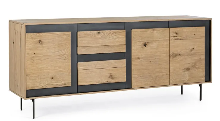 Credenze>Bizzotto CREDENZA 3 CASSETTI IN LEGNO - STANWOOD