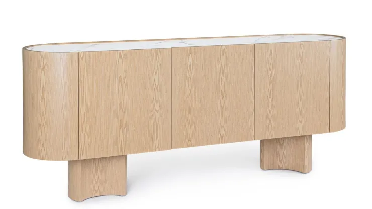 Credenze>Bizzotto CREDENZA 3A OTILIA OAK