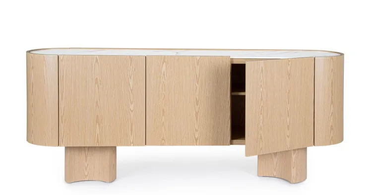 Credenze>Bizzotto CREDENZA 3A OTILIA OAK