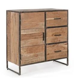Credenze>Bizzotto CREDENZA IN LEGNO 1 ANTA - ELMER