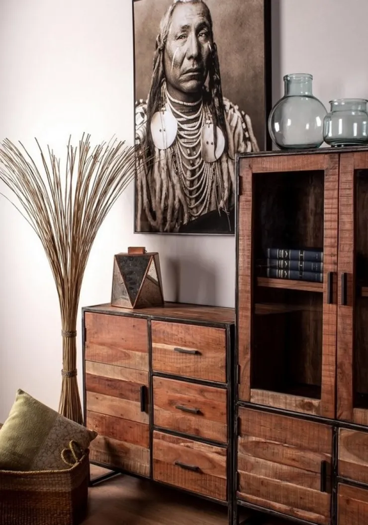 Credenze>Bizzotto CREDENZA IN LEGNO 1 ANTA - ELMER