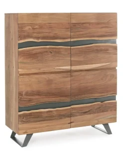 Credenze>Bizzotto CREDENZA IN LEGNO 2 ANTE - ARON