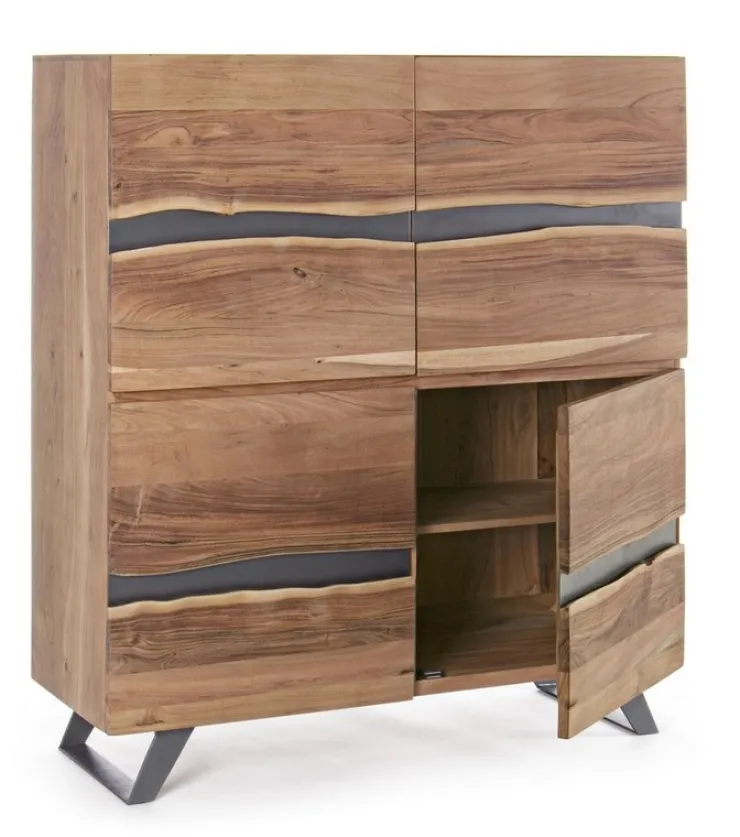 Credenze>Bizzotto CREDENZA IN LEGNO 2 ANTE - ARON